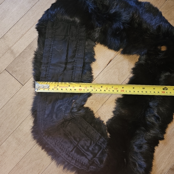 Rabbit fur infinity scarf - Picture 5 of 5